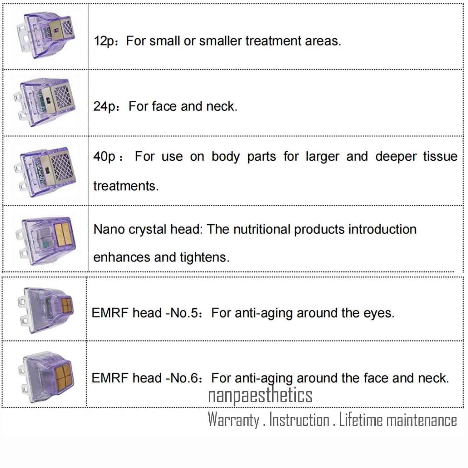 Radio Frequency Device Fractional RF Skin Tightening Machine Face Body Lifting