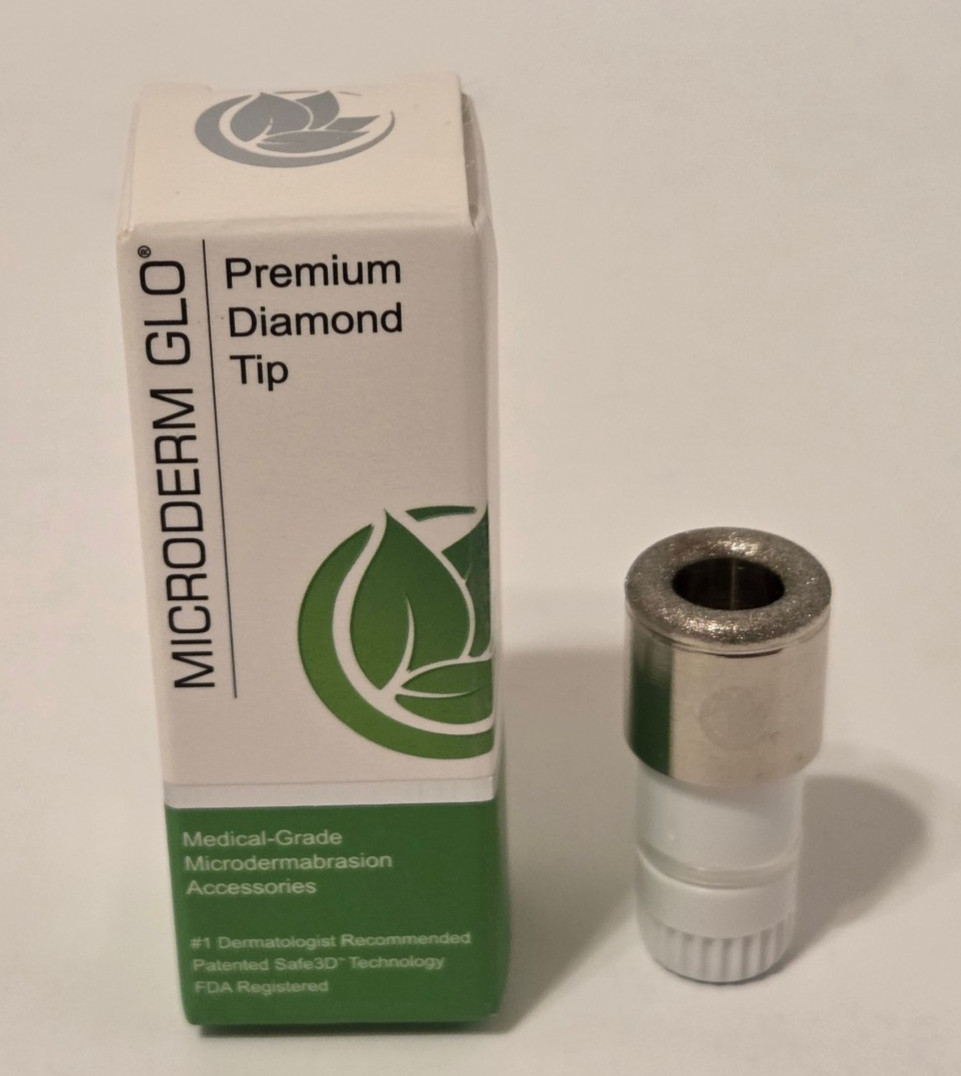 Microderm GLO Premium Diamond Microdermabrasion Tip Medical Grade New in Box
