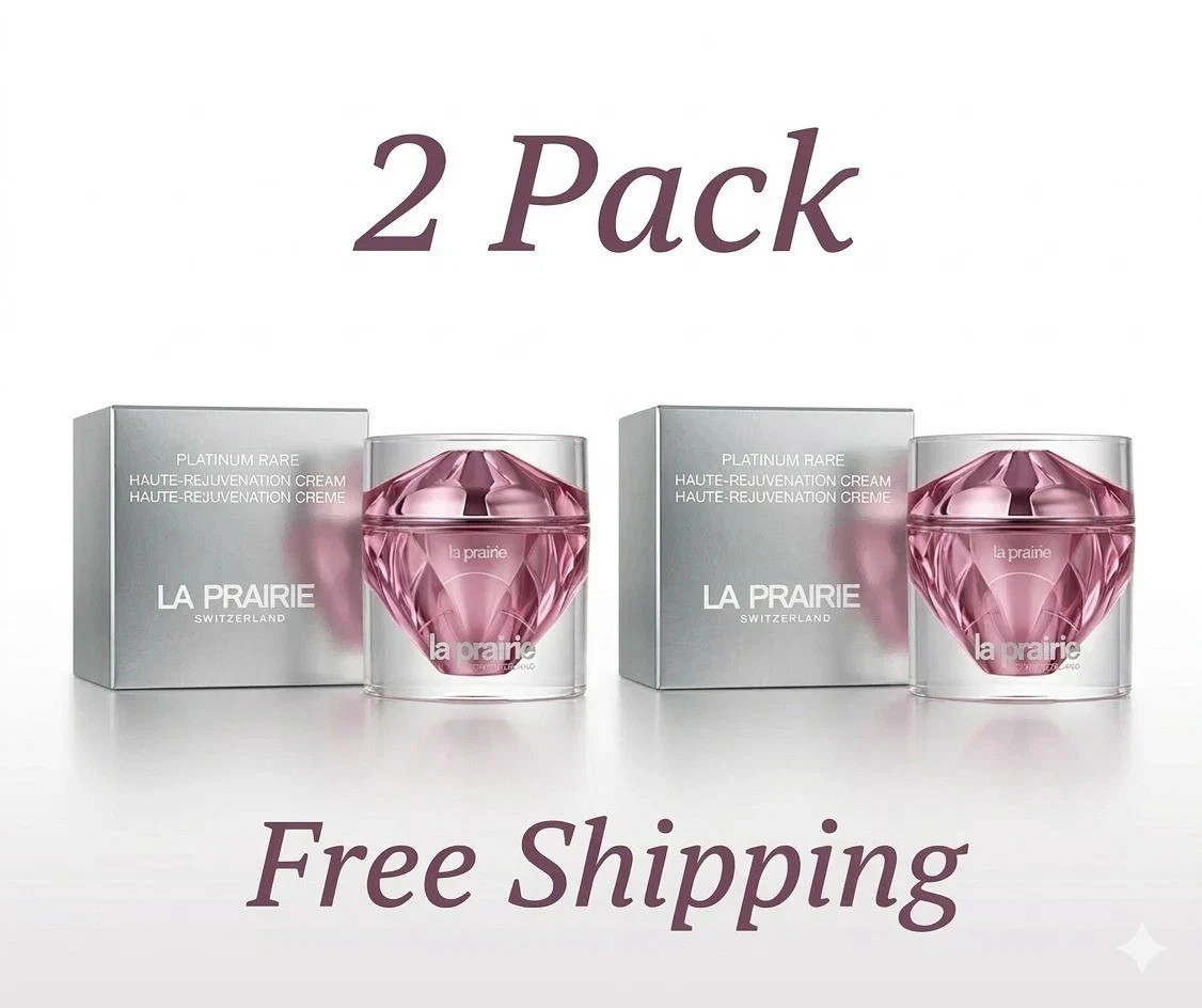 Pack 2 La Prairie Platinum Rare Haute-Rejuvenation Cream 30ml Fresh Stock