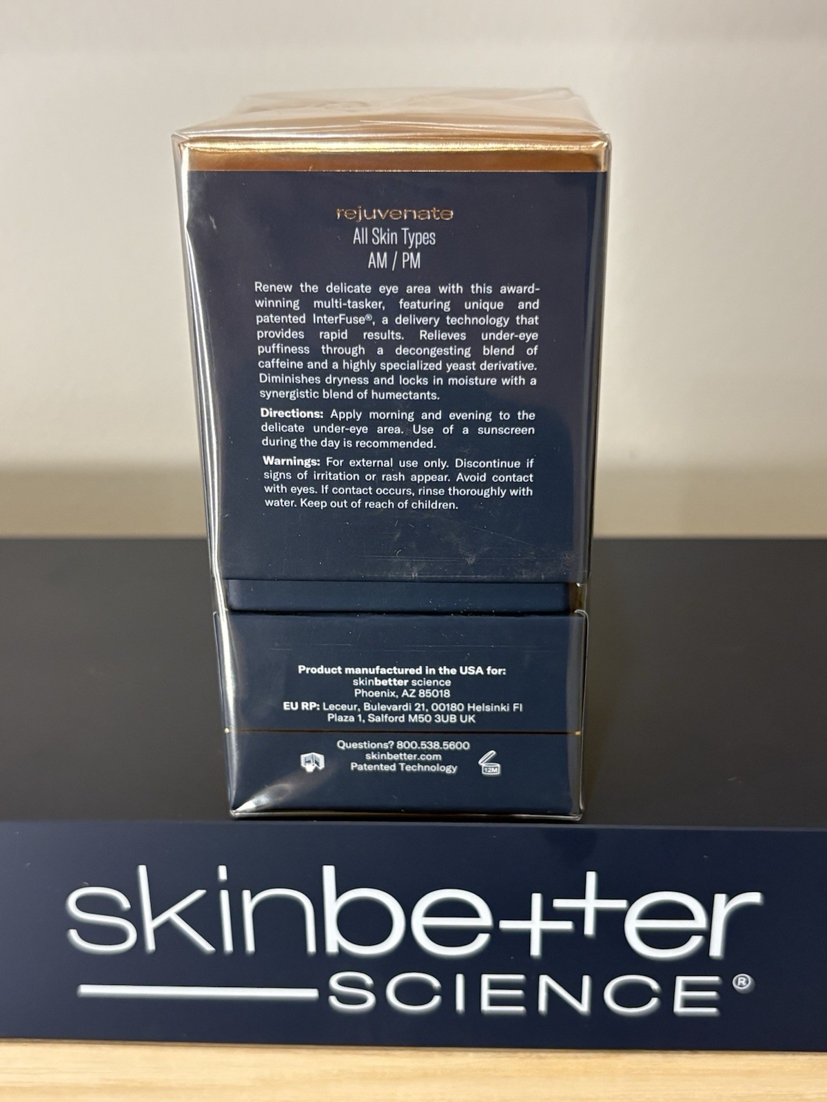 Brand New Sealed SkinBetter Science InterFuse Treatment Cream EYE 0.5oz/15ml