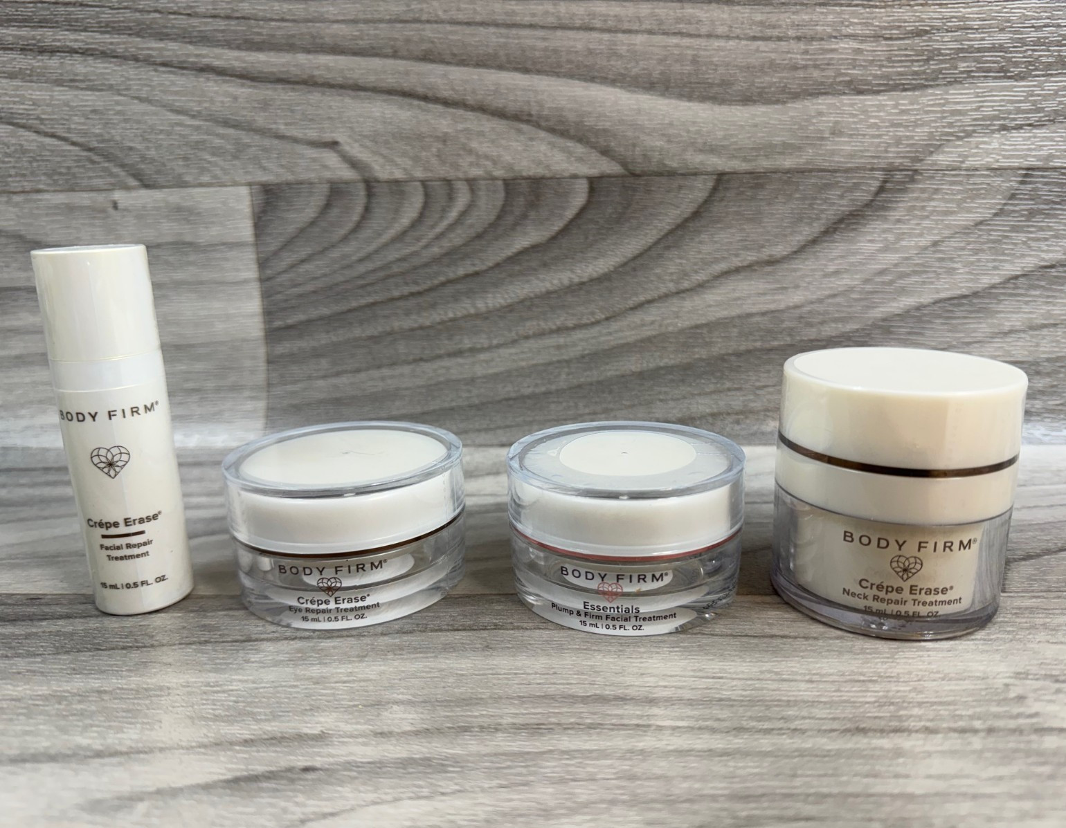 CREPE ERASE BODY FIRM BUNDLE SET KIT EYE NECK FACIAL REPAIR FIRM PLUMP TREATMENT