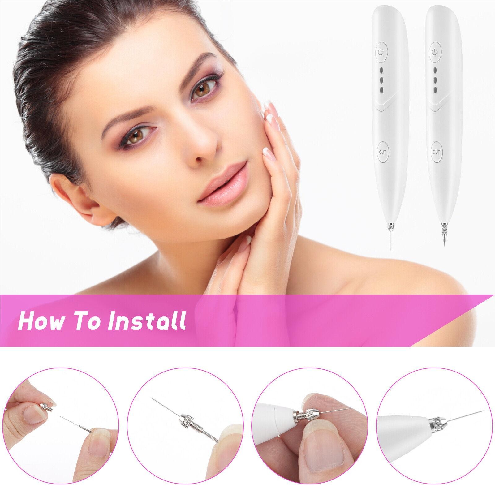 1Pc USB Laser Pen Mole Removal Age Spot Remover Skin Wart Tattoo Tool b