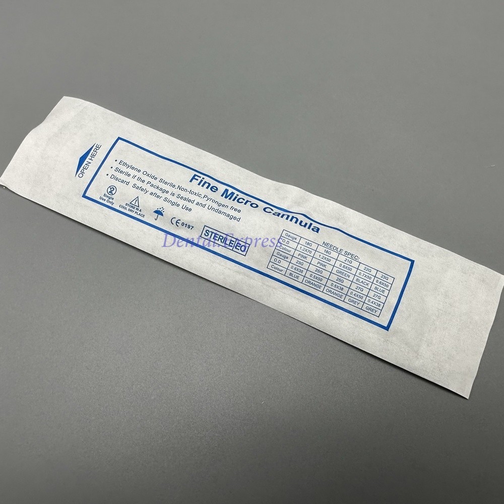 50Pcs Flexible Micro Cannula 18g/22g/23g/25g/27g/30g 38/50/70/100mm Blunt Filler