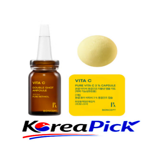 BONCEPT Vitamin C Freeze-Dried Double Shot Ampoule Kit Korean Skincare