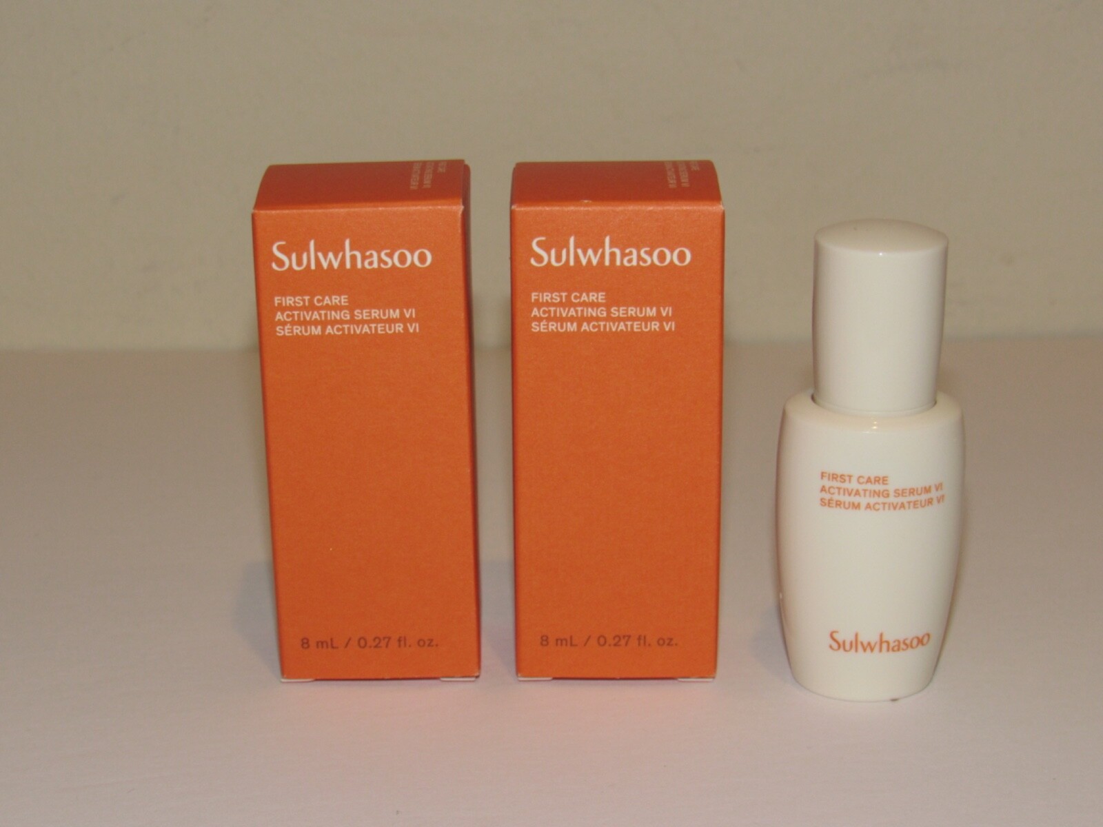 2 Sulwhasoo First Care Activating Serum VI 0.54 Oz 16 mL TOTAL Mini Travel NIB