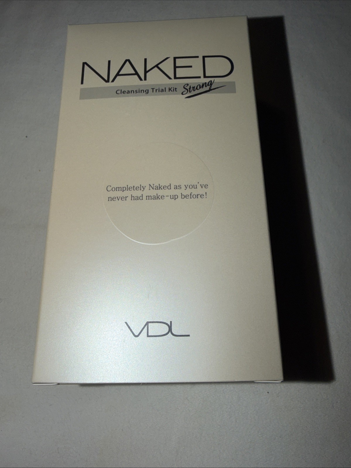 VDL Naked Cleansing Trial Kit, Oil Cream(10ml) & Foam(60ml) NEW,As Seen In Pics