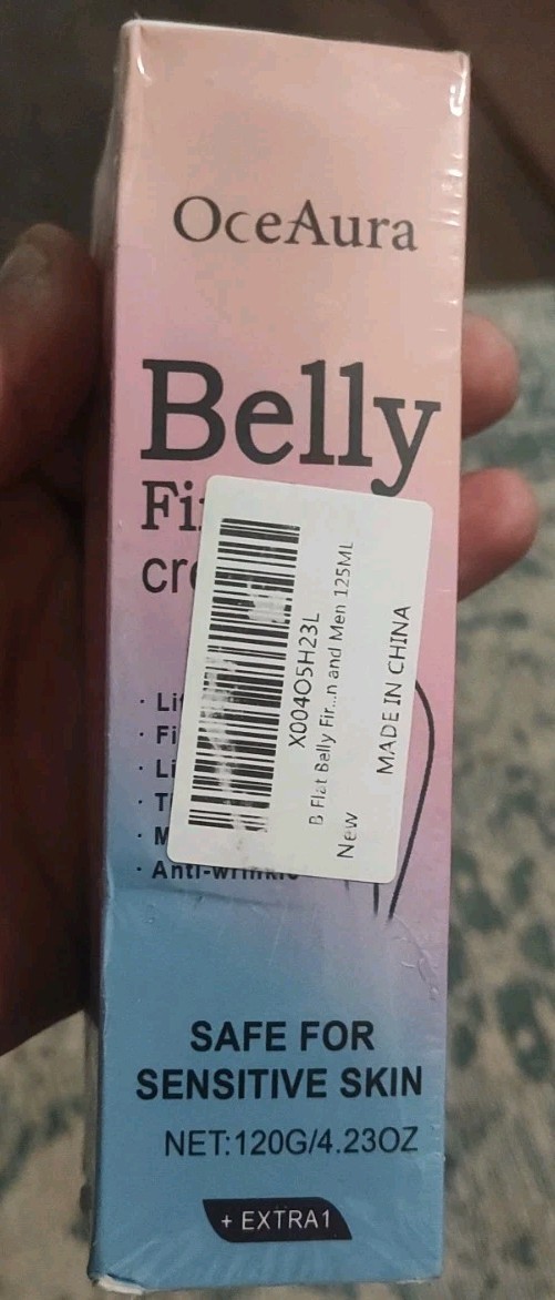 OceAura Belly Firming Cream-Moisturizing Firming for Stomach Made In USA 4.23oz