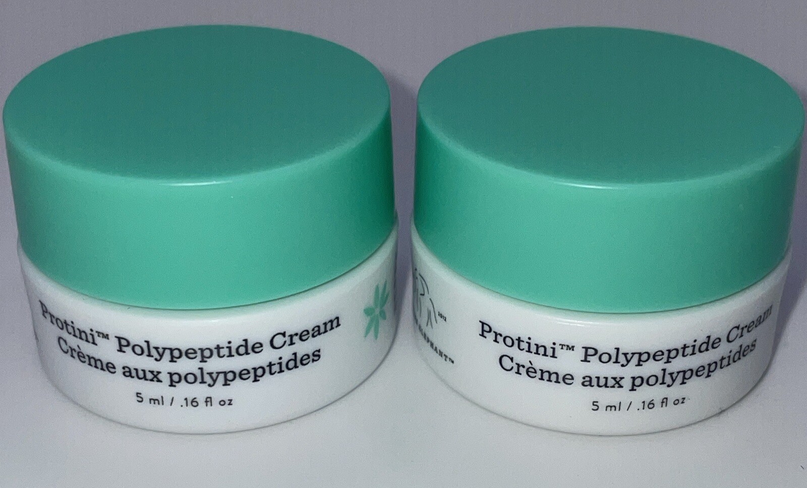 2x Drunk Elephant Protini Polypeptide Cream 0.16oz,5ml Each TRAVEL MINI