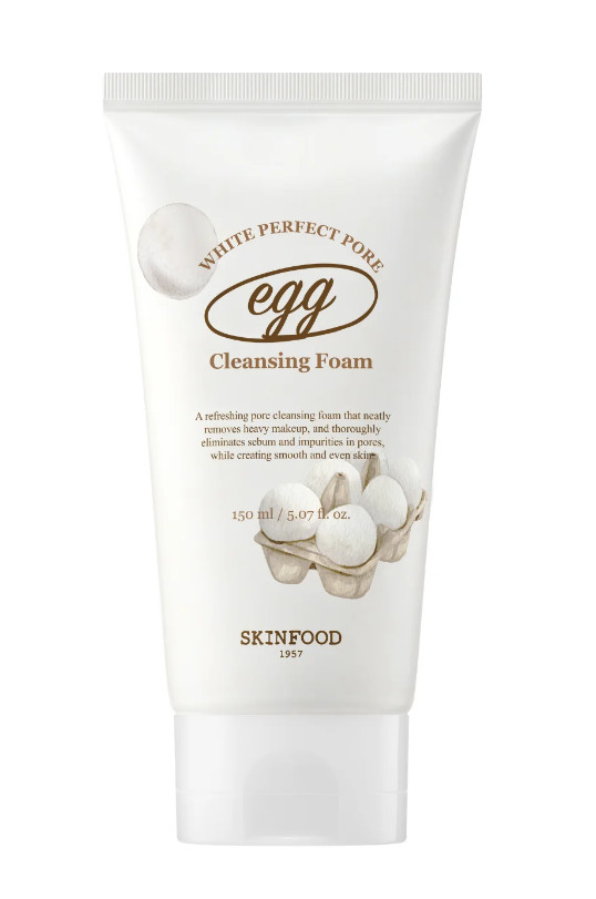 Skinfood Egg White Perfect Pore Cleansing Foam 150ml – Trusted U.S. Seller