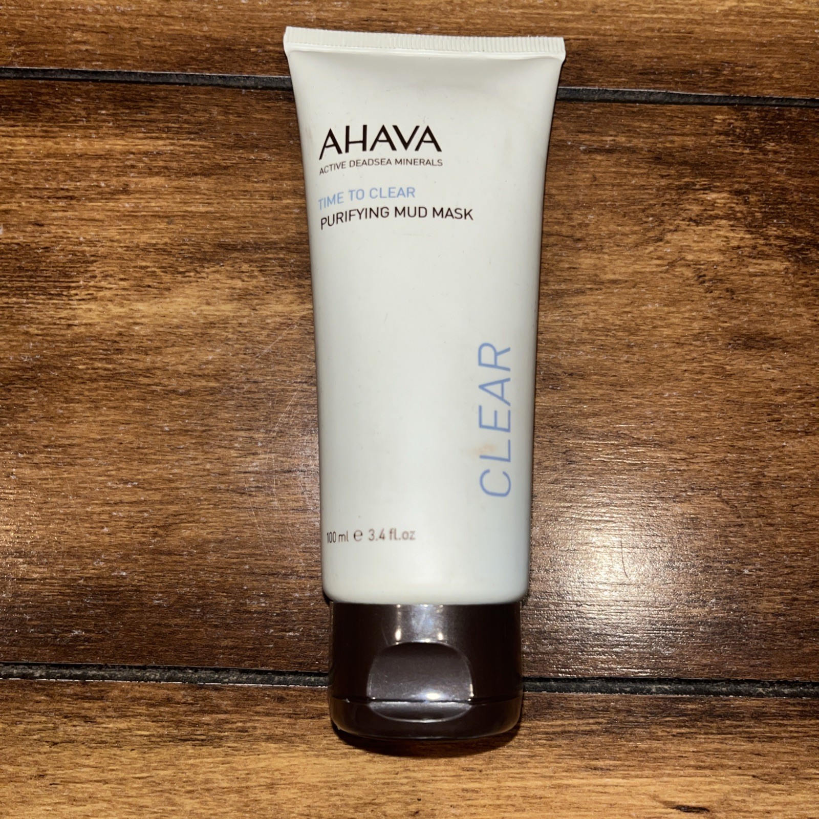 AHAVA Time to Clear Purifying Mud Facial Mask 3.4 fl.oz 100 ml