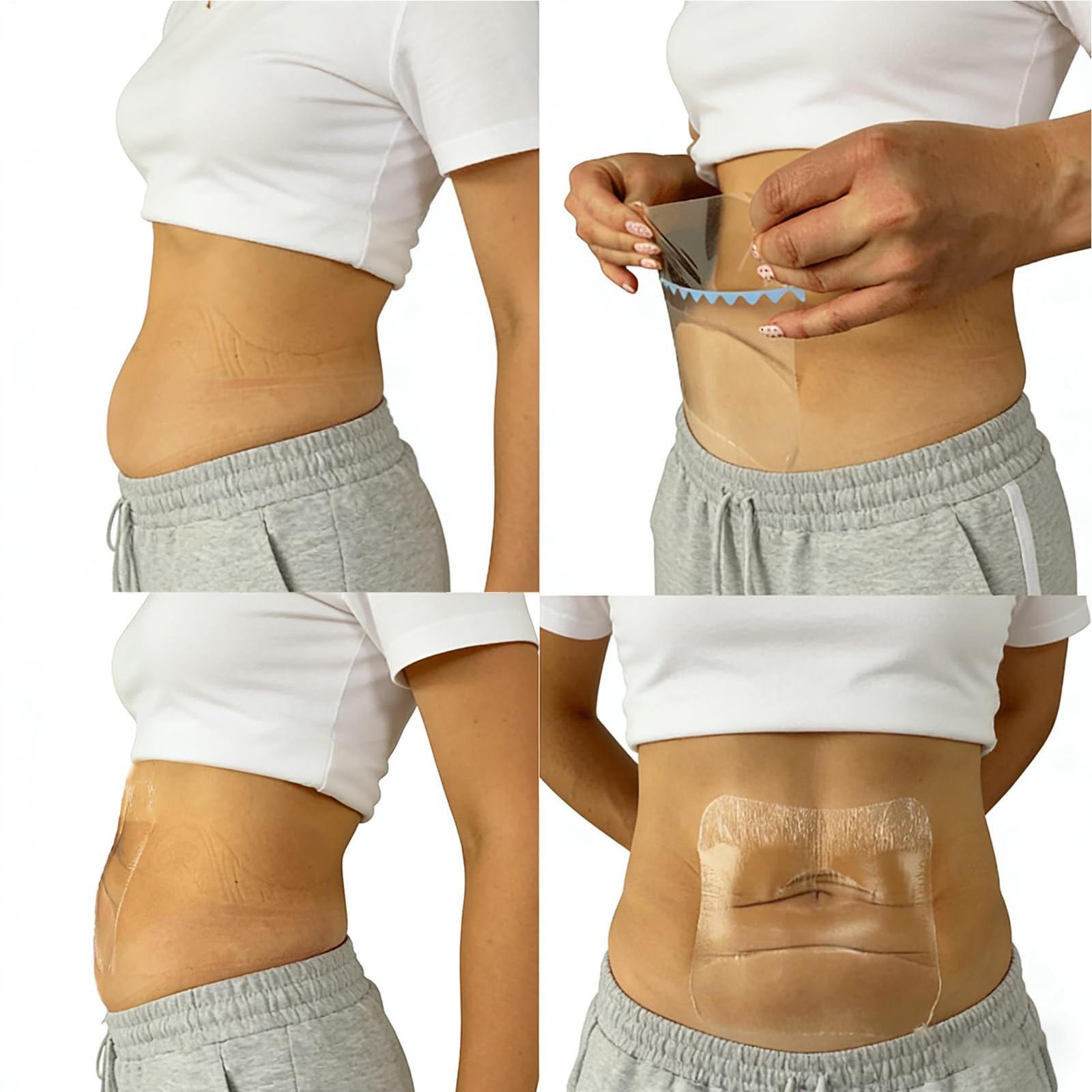 Tonee Legs Tummy Arms For Loose Skin, Waterproof And Invisible Tightening 10pcs