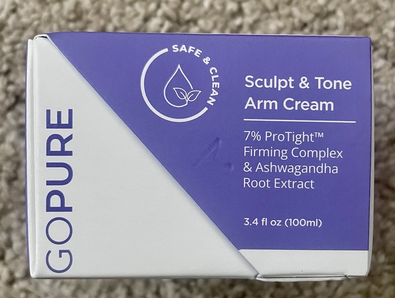 GoPure Sculpt &Tone Arm Cream= 3.4 Oz – Sealed – Exp 09/2028