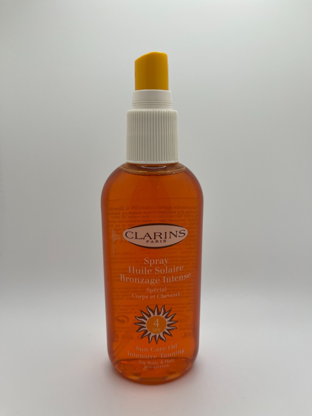 Sun Care Oil Intensive Tanning Body & Hair By Clarins Lot L 5.08oz/150ml NNB