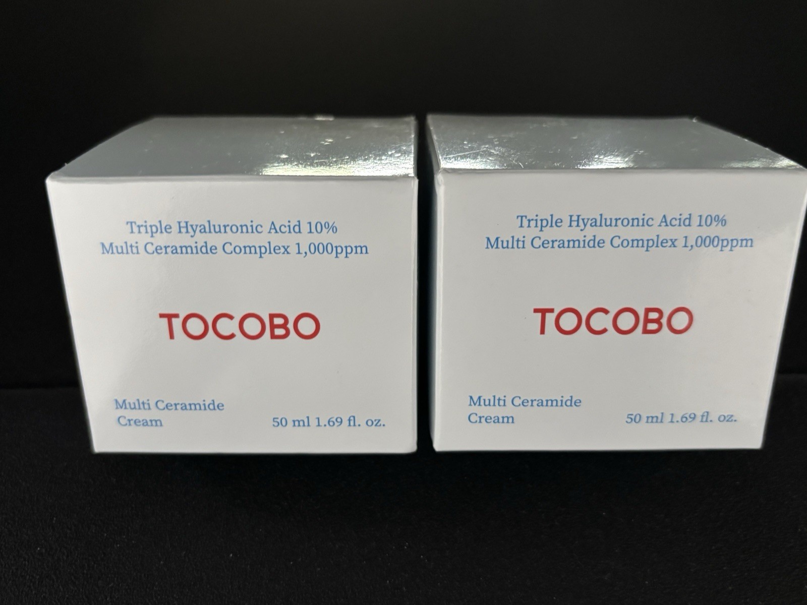 Tocobo Triple Hyaluronic Acid 10% Multi Ceramide Cream 1.69oz (2 Pack)