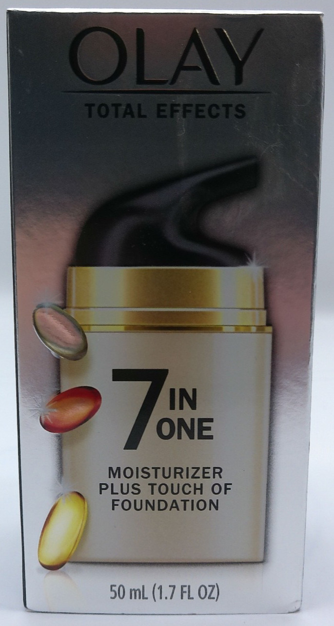 Olay 7-In-1 Moisturizer + Touch Of Foundation, 1.7 Fl. Oz., No Exp.