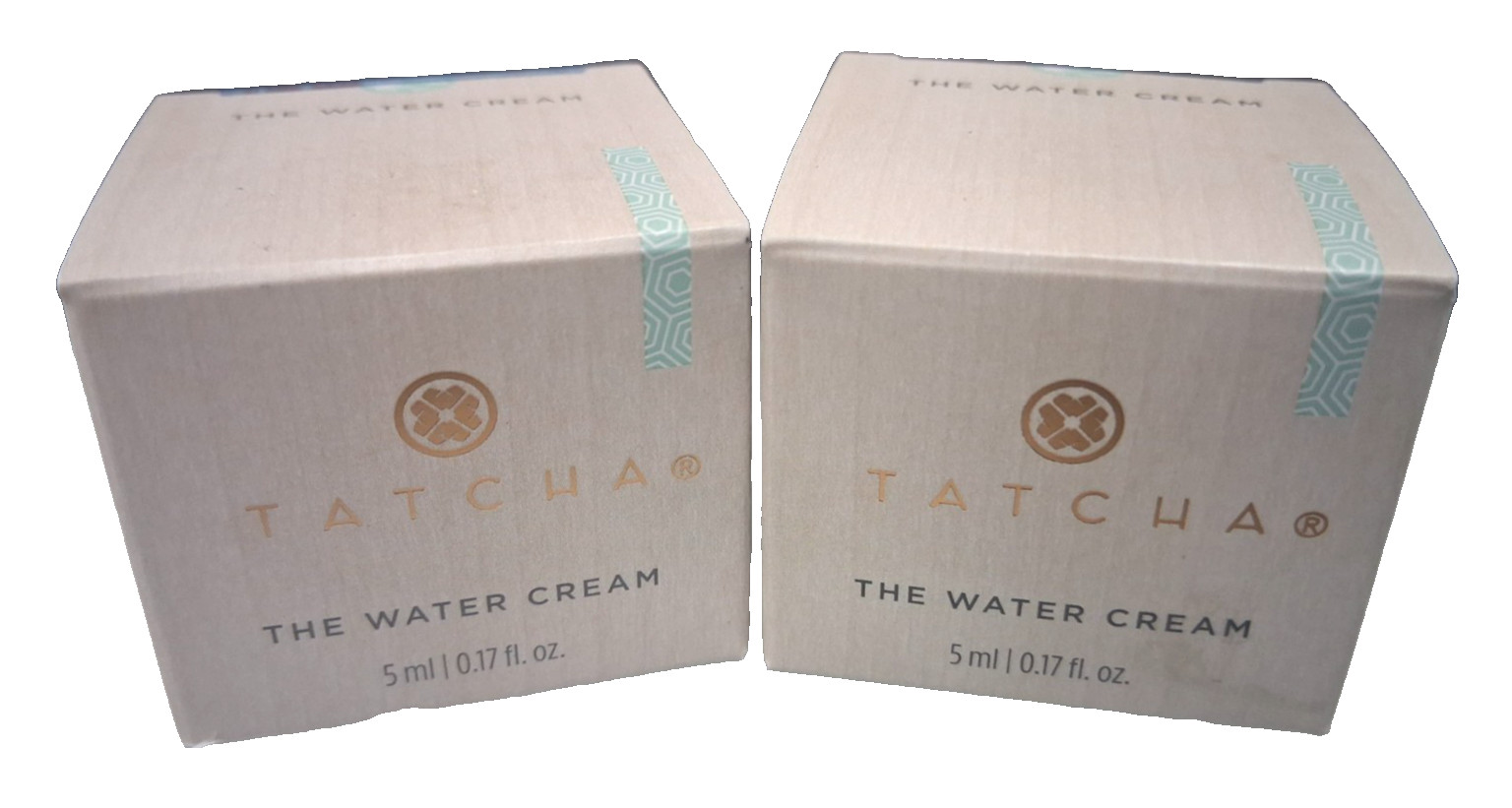 2 x Tatcha The Water Cream 5 ml / 0.17 fl oz each, Brand New in Box, Ships Free!