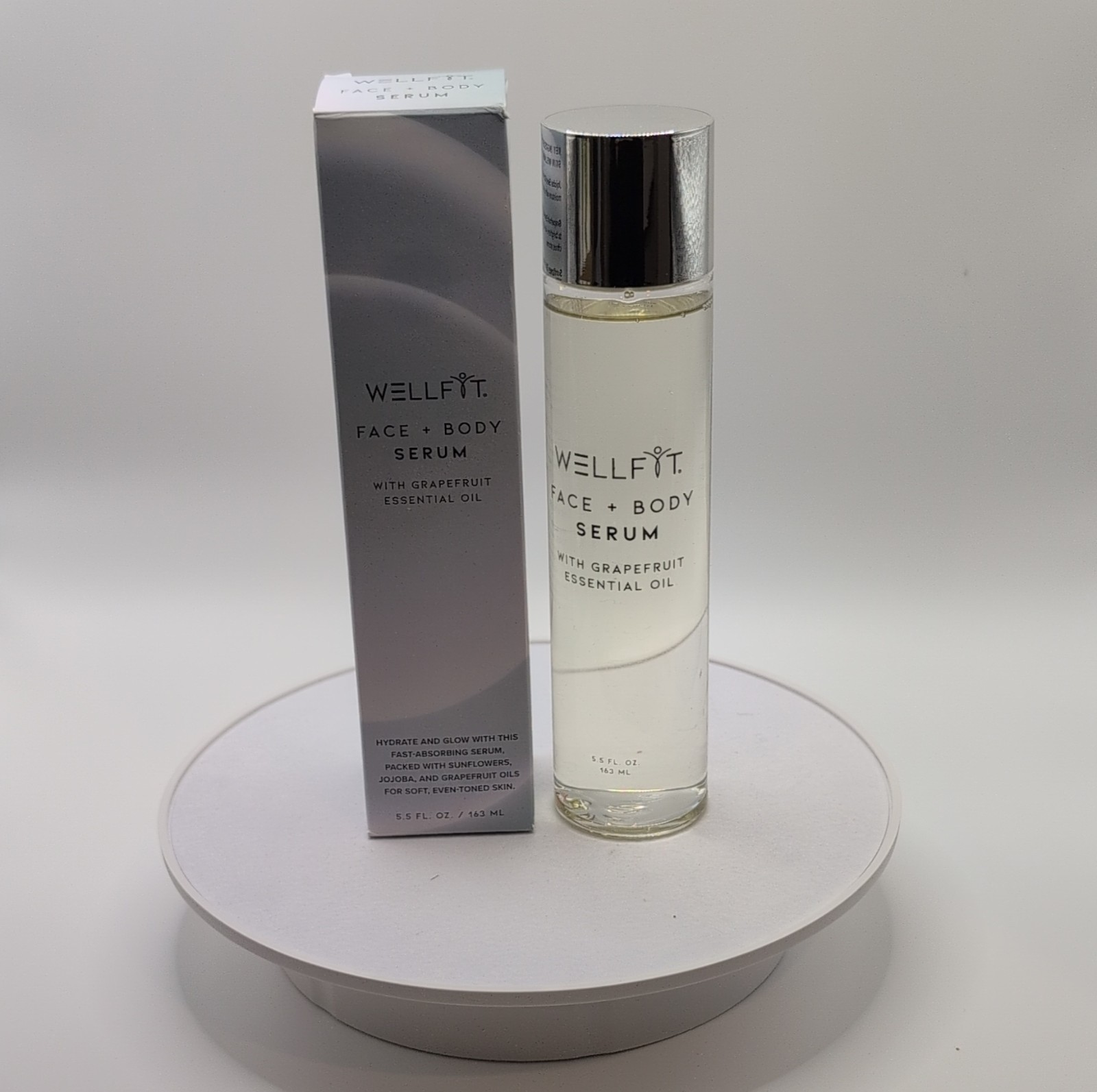 WELLFIT Grapefruit Essential Oil Hydrating Age-Defying Face Body Serum 5.5 fl oz