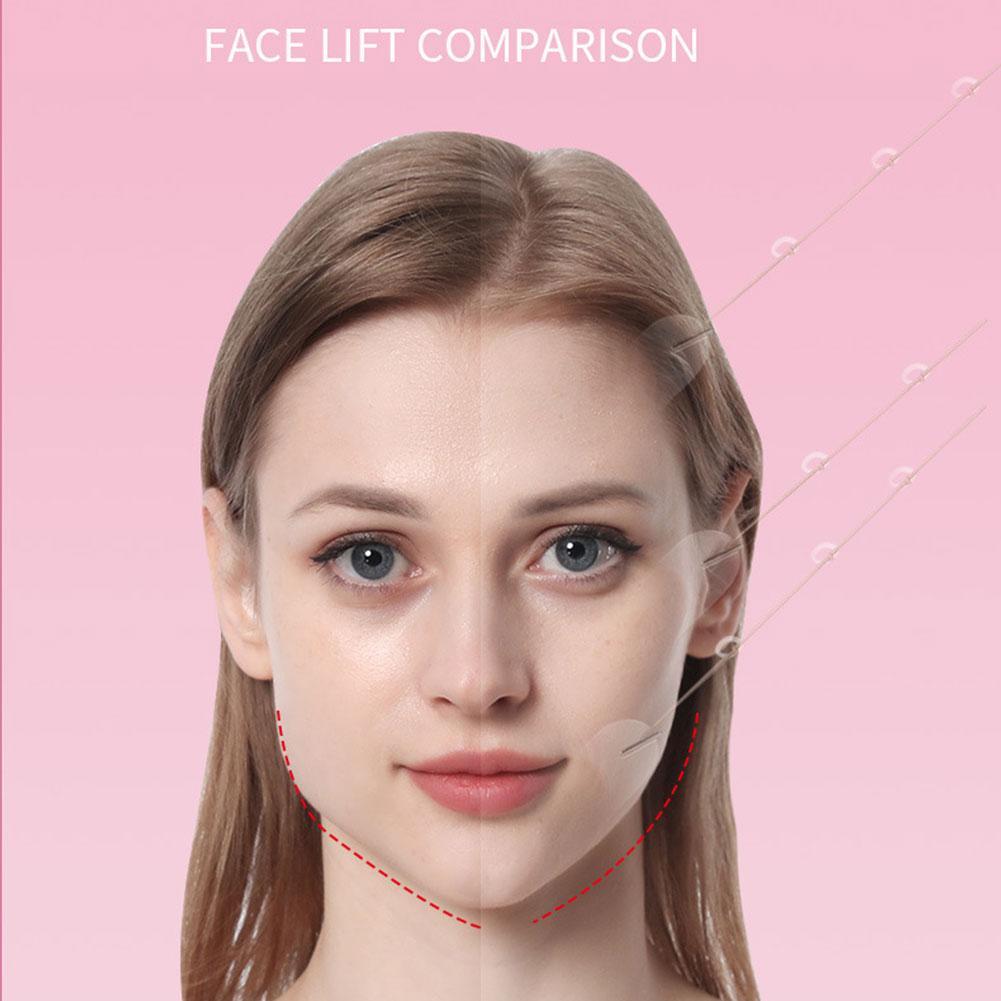 Face Lifting Tape Invisible V-Line Patch Bands Kit with String for Wrinkle V9X6