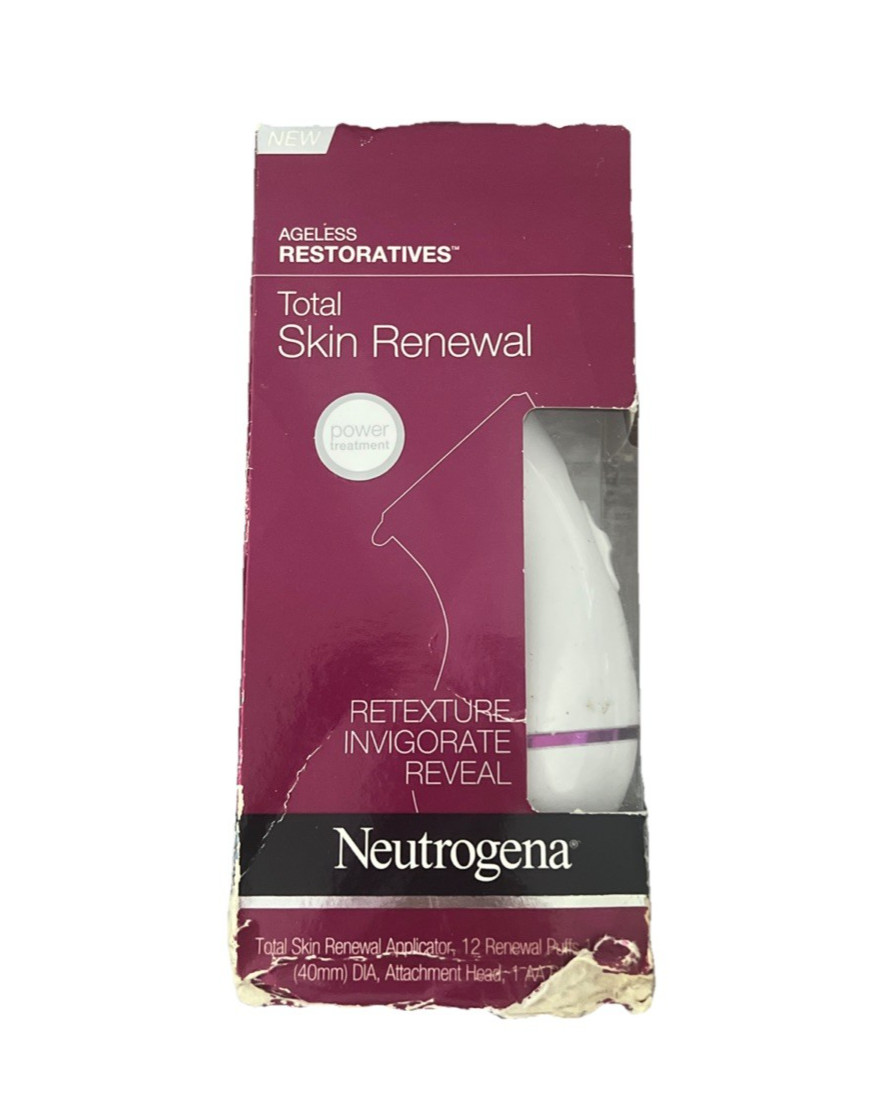 Neutrogena Ageless Restoratives Total Skin Renewal Power Treatment W/Puffs