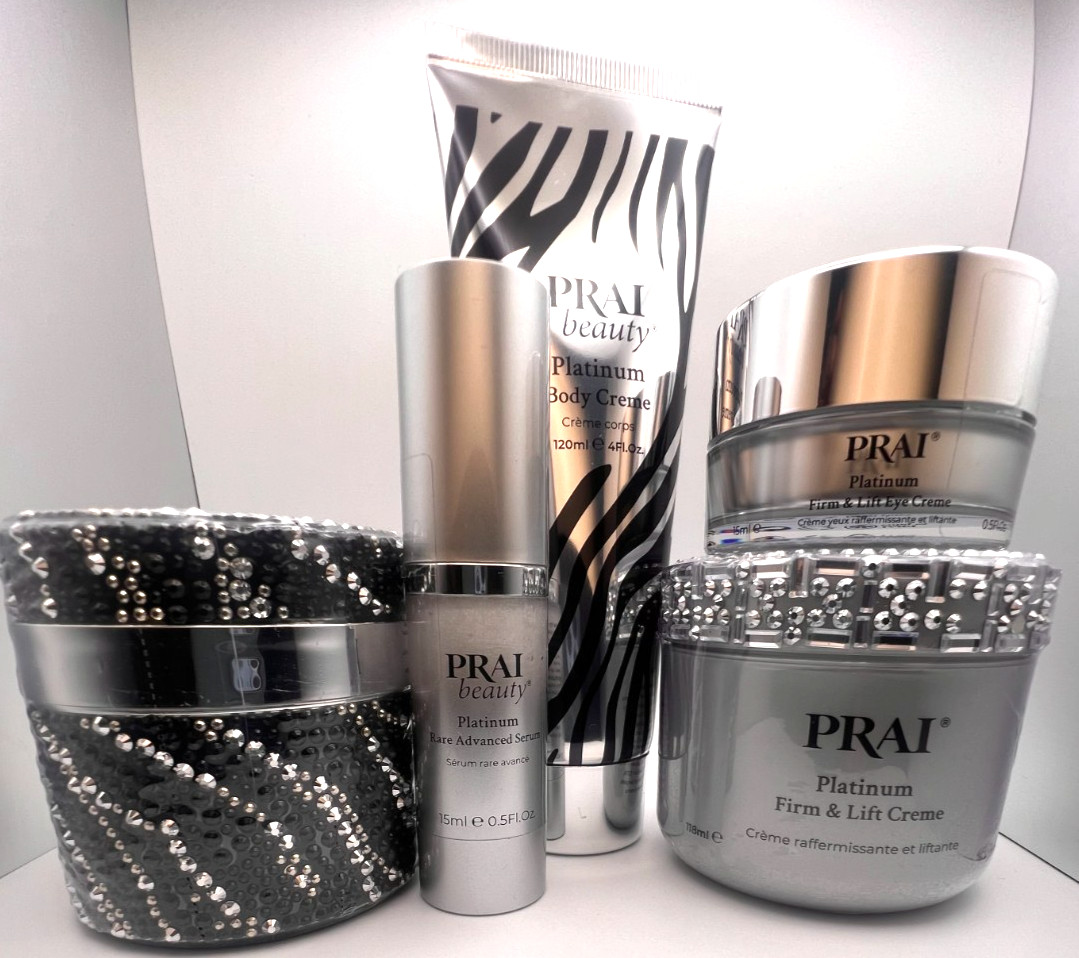 Pria Beauty LIMITED PLATINUM Ageless Throat & Decolletage bundle FACE & BODY KIT
