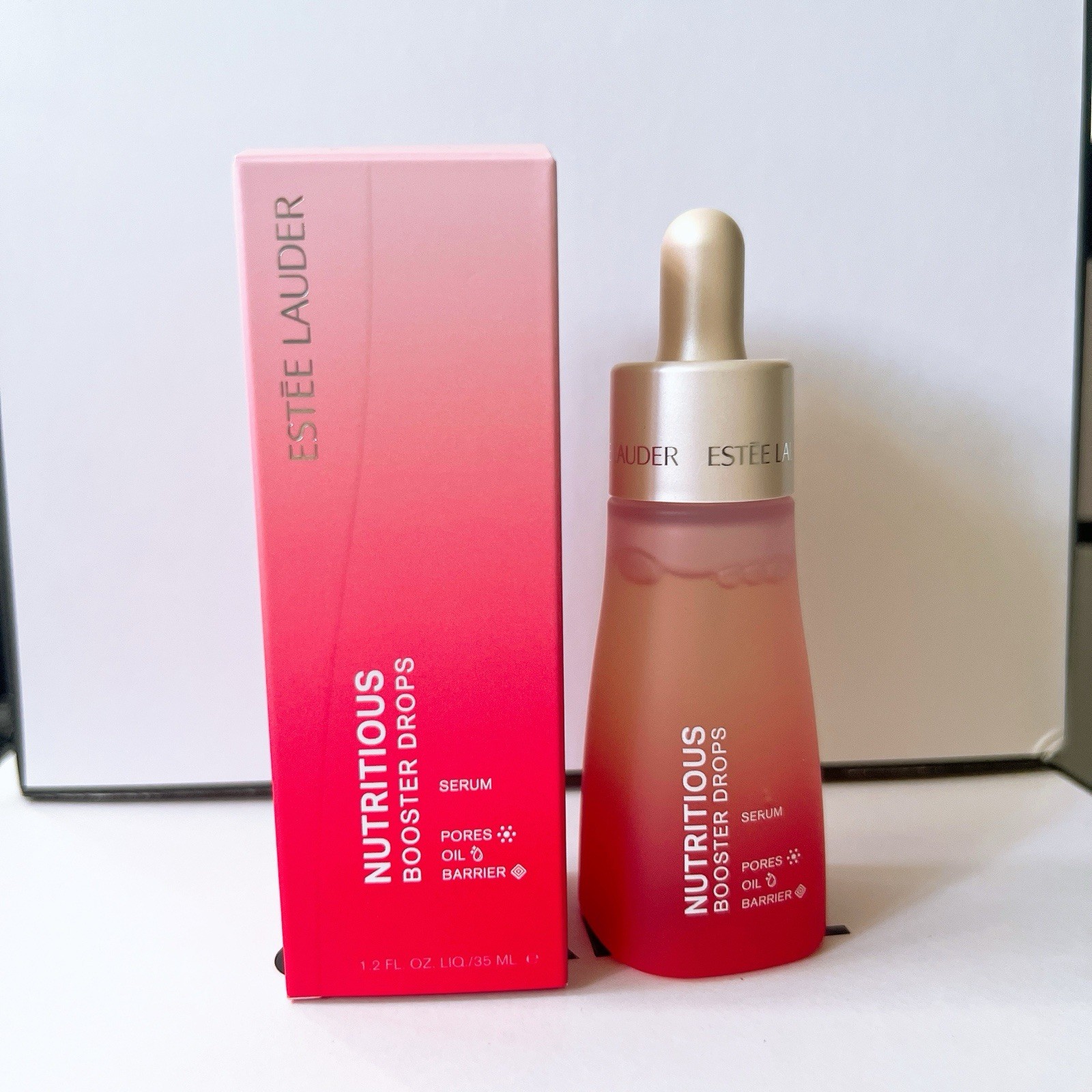 Estee Lauder Nutritious Booster Drops Serum – 1.2 Oz. / 35mL NIB