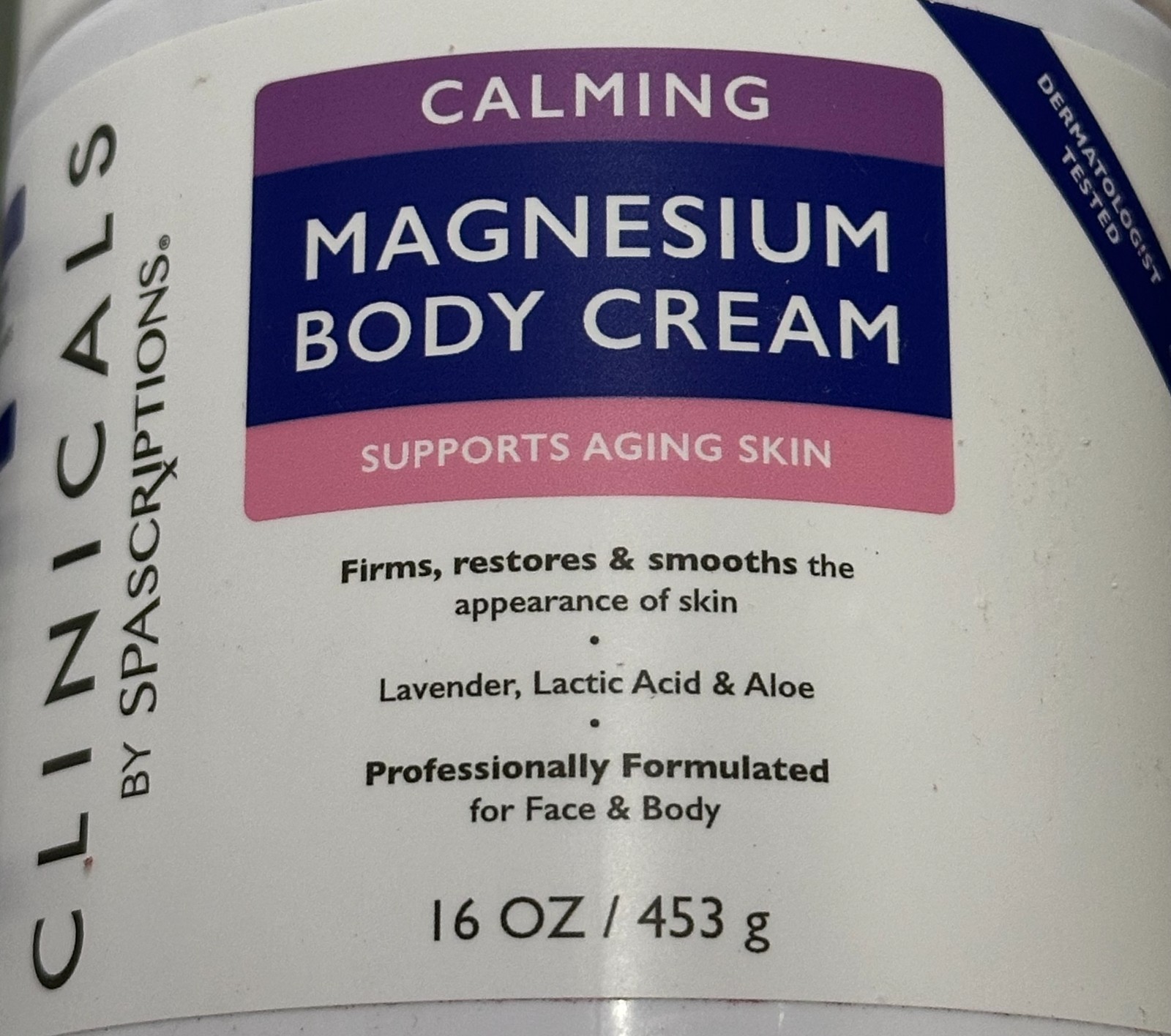 (2-Pk) SPASCRIPTIONS CLINICALS ~ MAGNESIUM Anti Aging Firming CALMING BODY CREAM