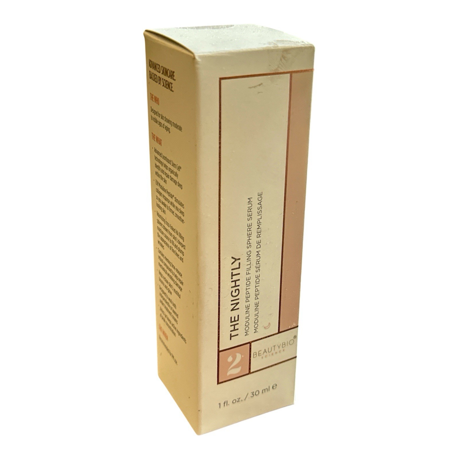 2 Beauty BIO The NIGHTLY Intensive Vitamin Cocktail Serum #2 serum- 1 Oz.x 2