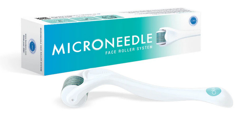 Beauty ORA 0.25mm Facial Microneedle Roller System Agua/ White