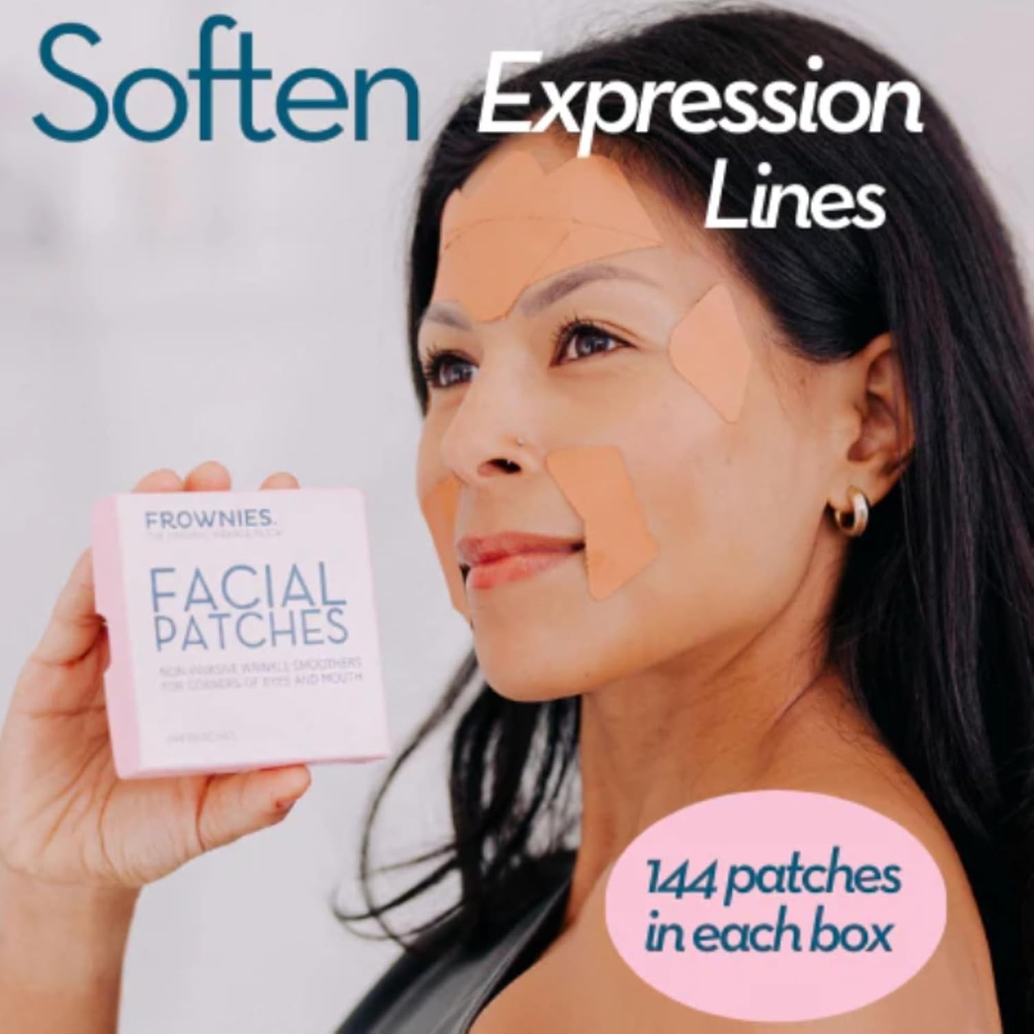 Facial Patches for Wrinkles on the Corner of Eyes & Mouth – Hypoallergenic An…