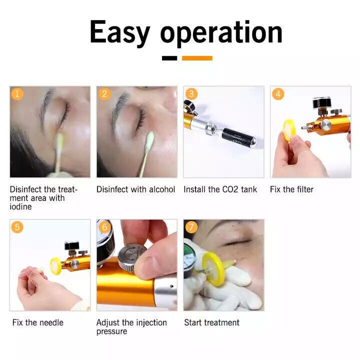 CDT Skin Breath Beauty Machine Carboxytherapy Eye Wrinkle Stretch Marks Removal