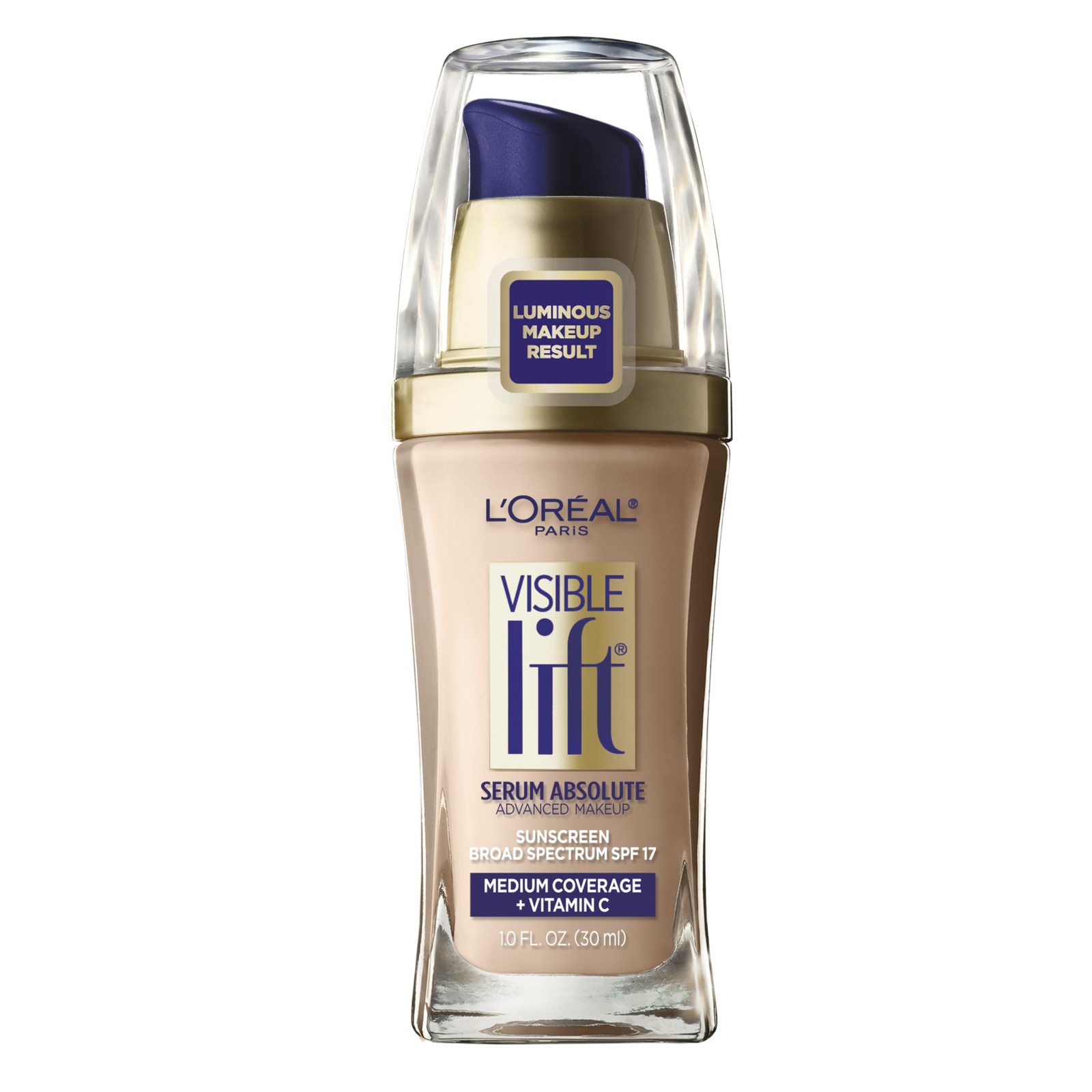 L’Oreal Paris Visible Lift Serum Absolute Foundation Creamy Natural 1oz