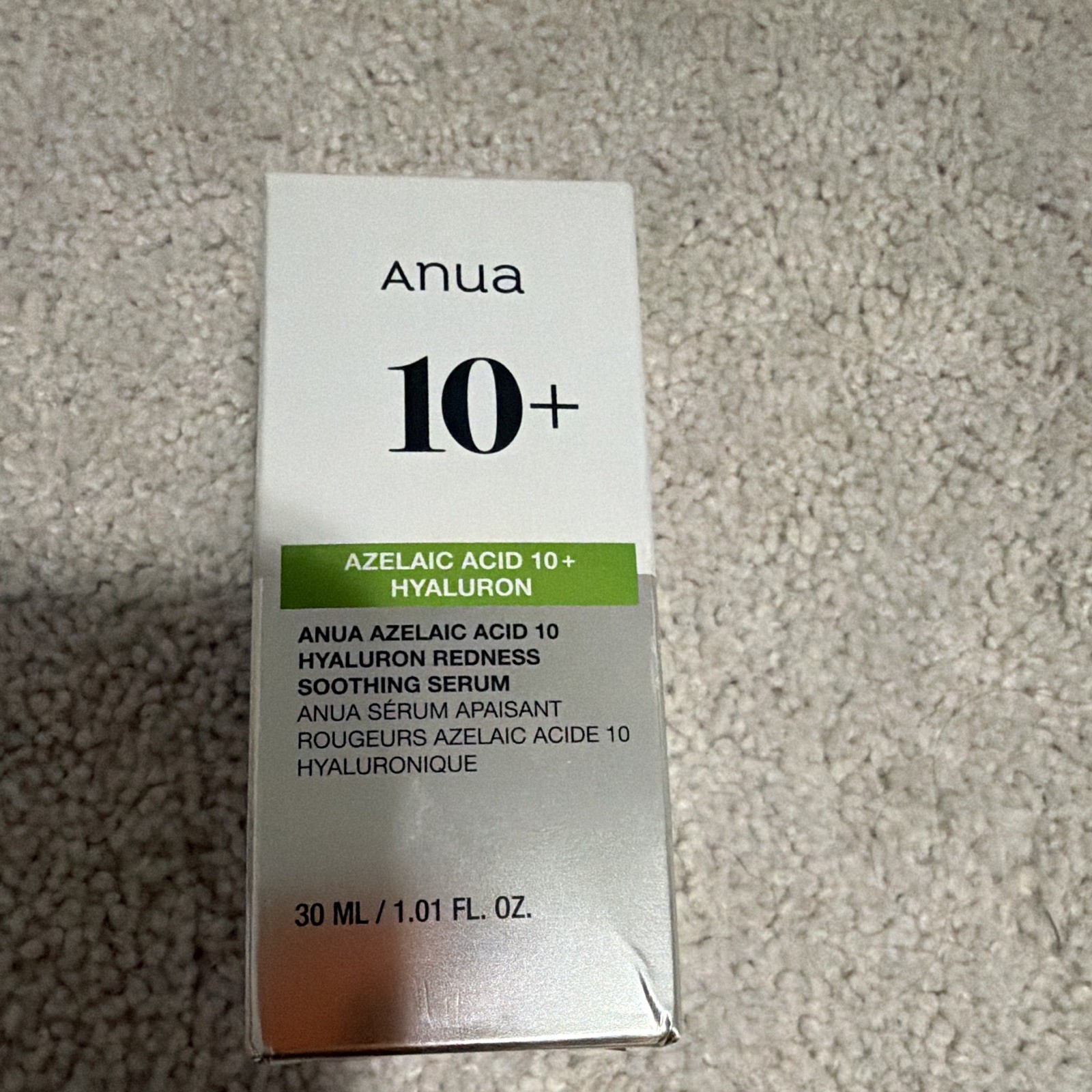 Anua Azelaic Acid 10% + Hyaluron + Cica Redness Soothing Face Serum 30 mL