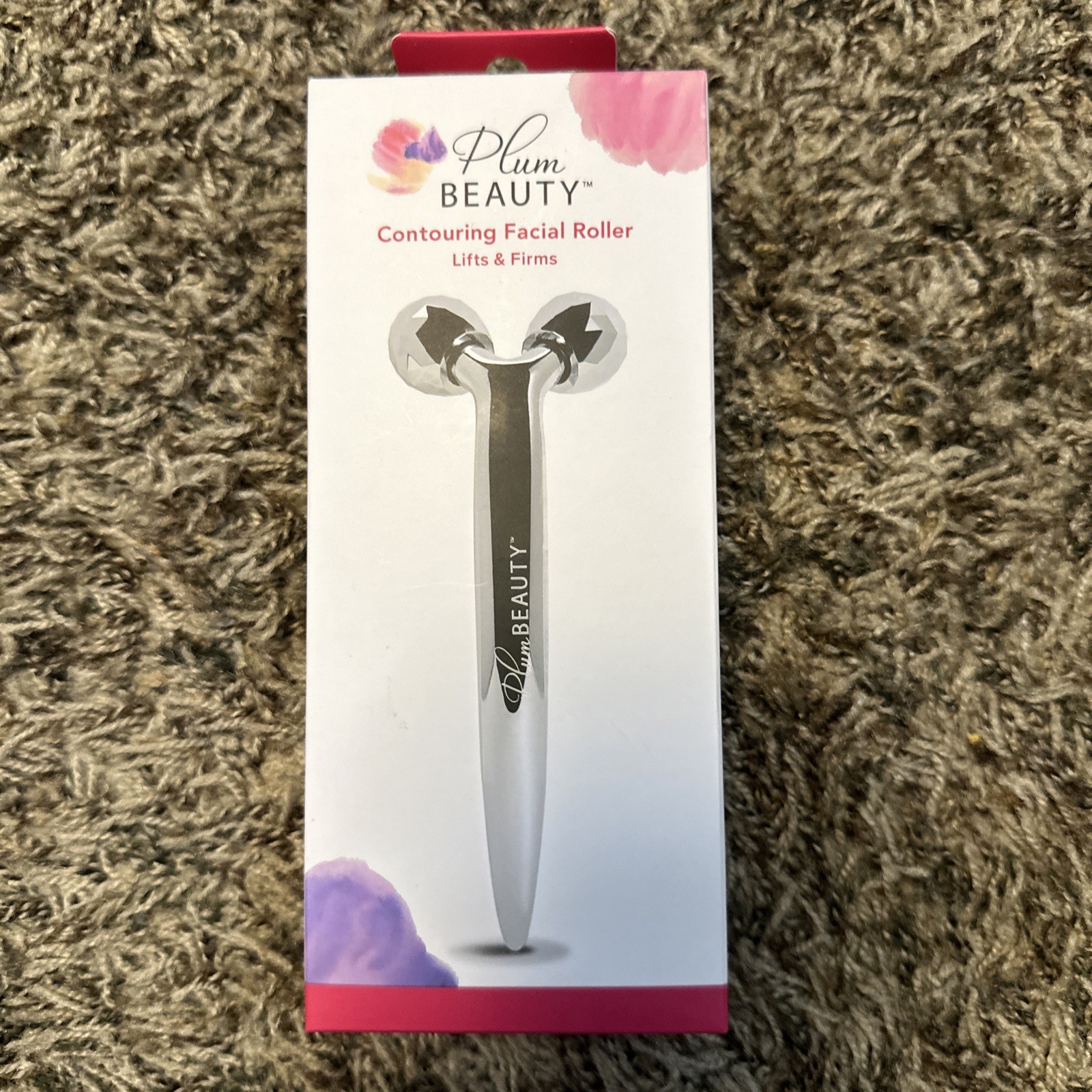 Plum BEAUTY Contouring Facial Roller Lifts & Firms Reduces Puffiness Skin Care