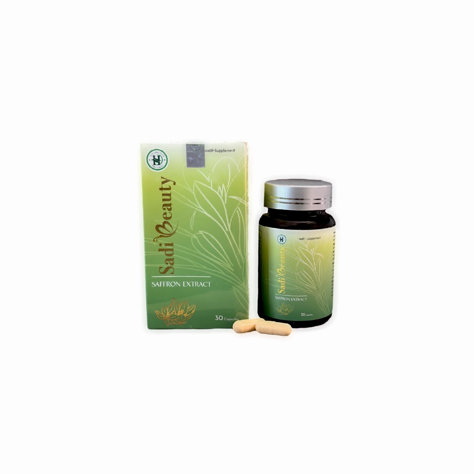 100% Organic Sadi Beauty Saffron Extract w/L-Glutathione 200mg