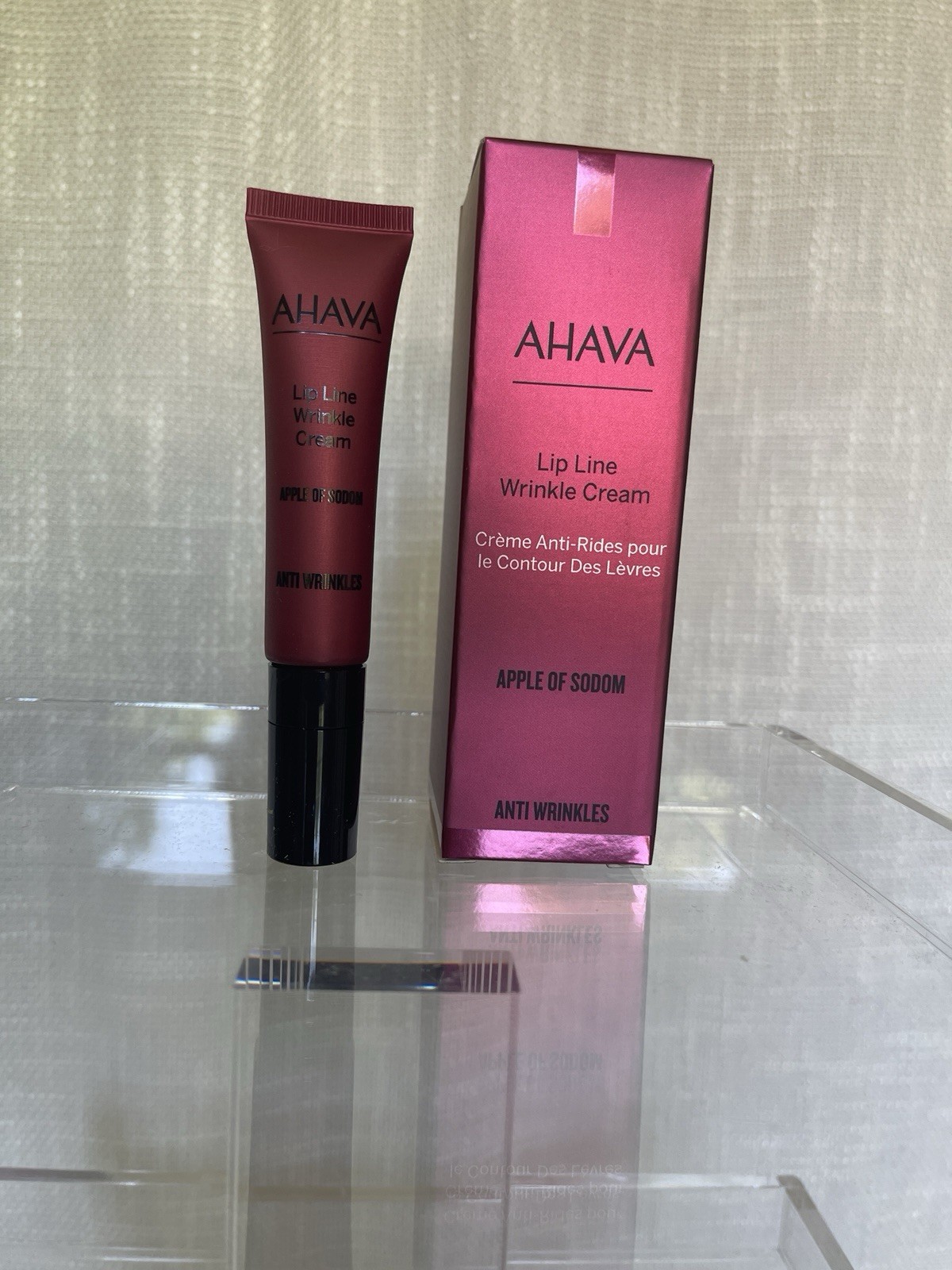 AHAVA Apple of Sodom Wrinkle Filler Cream Dead Sea Minerals Osmoter Lips 15ml