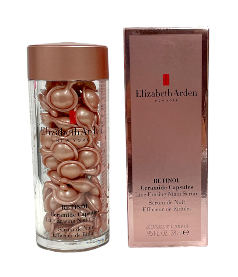 Elizabeth Arden Retinol Ceramide Capsule line Erasing Night Serum 60 Ct Boxed