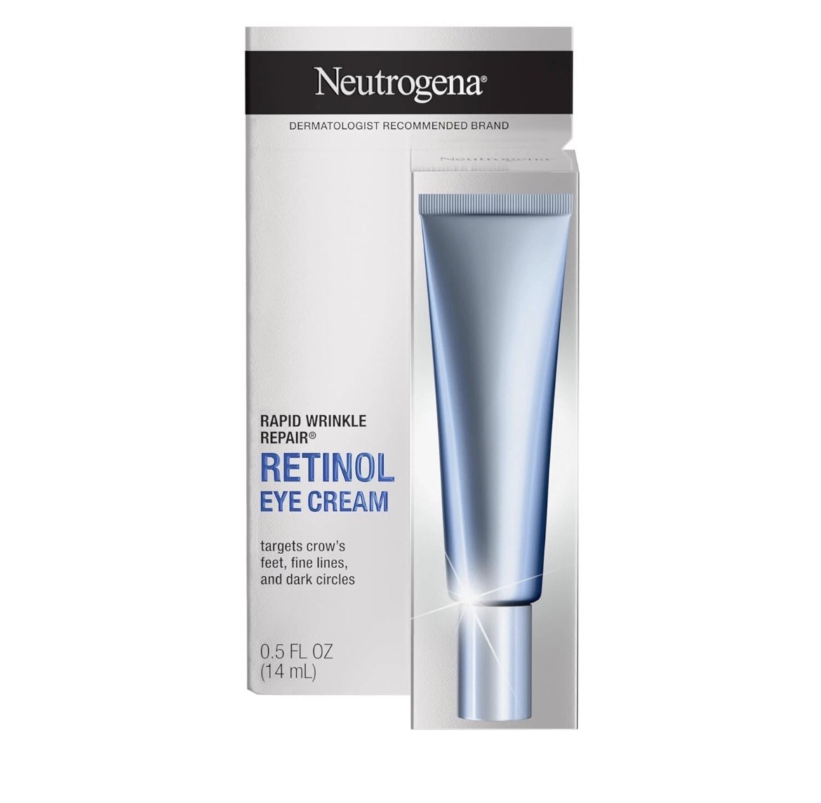 Neutrogena Rapid Wrinkle Repair Retinol Eye Cream for Dark Circles, Daily Anti-A