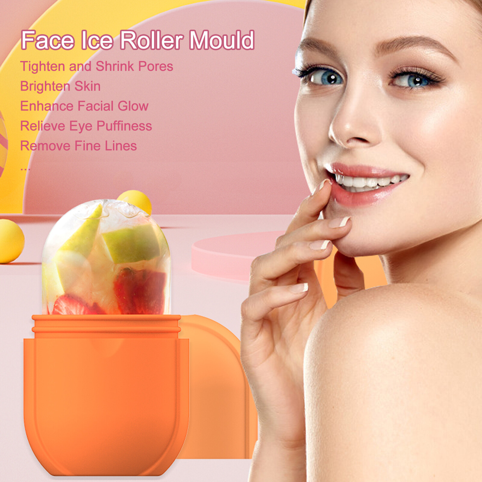 Ice Roller Mold Holder for Face Eyes Reusable Face Ice Roller Mould R8L2