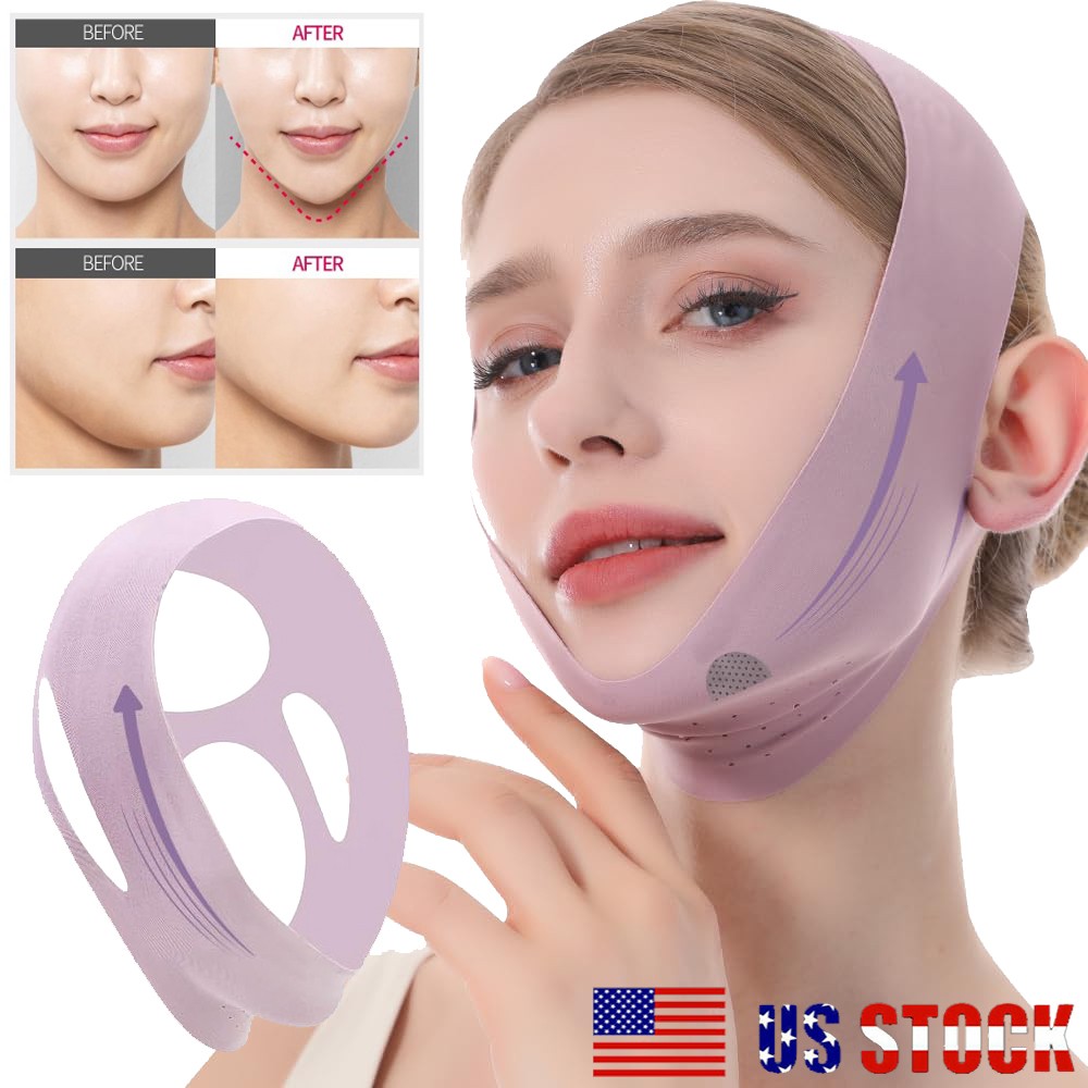 Chin Strap for Sleeping, Adjustable Jaw Strap,Jawline Shaper V Line Lifting Mask