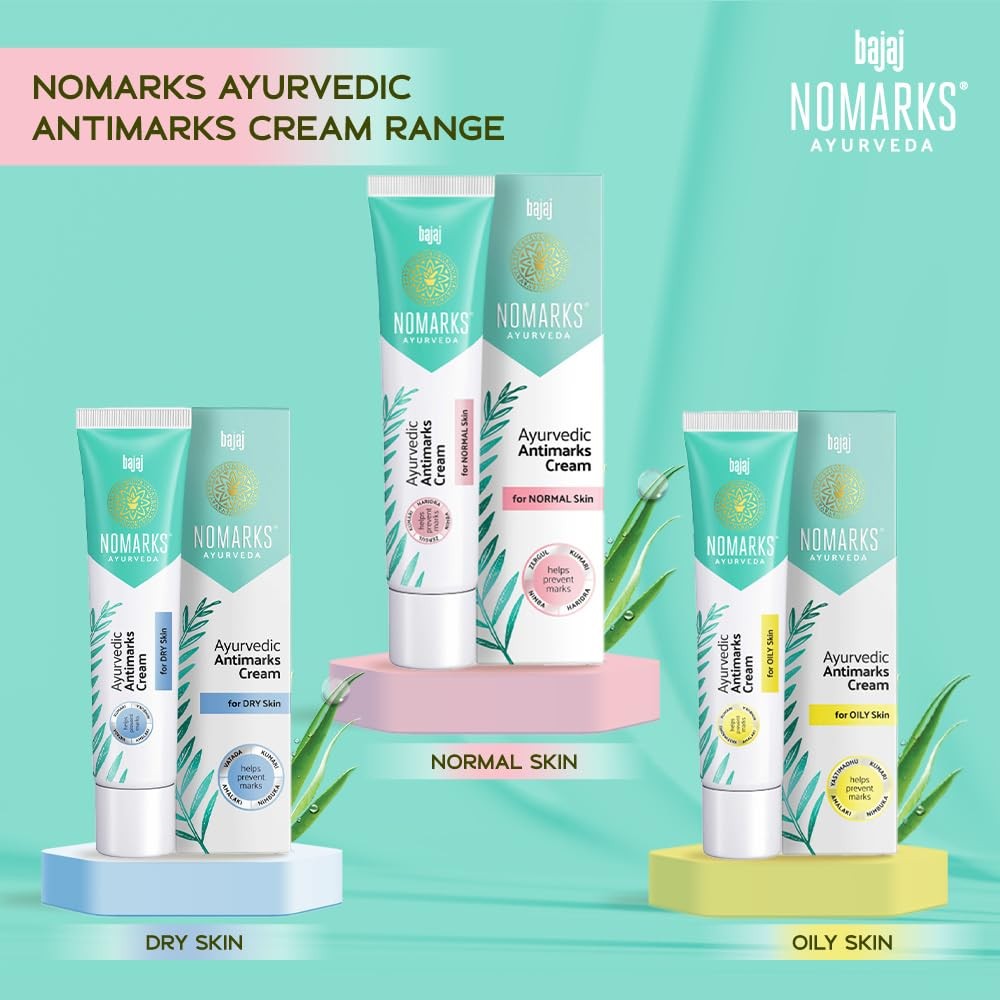 Bajaj Nomarks Ayurveda Cream for Normal Skin 25gm Pack of 1