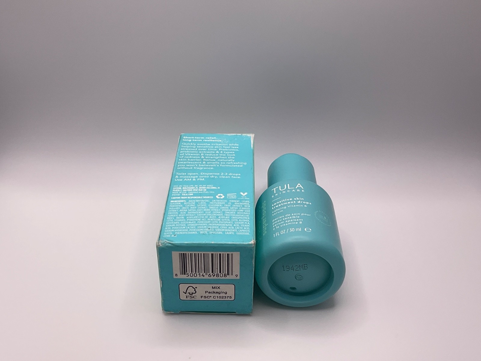 TULA Sensitive Skin Treatment Drops Calming VITAMIN B SERUM ~ Retired ~ Rare
