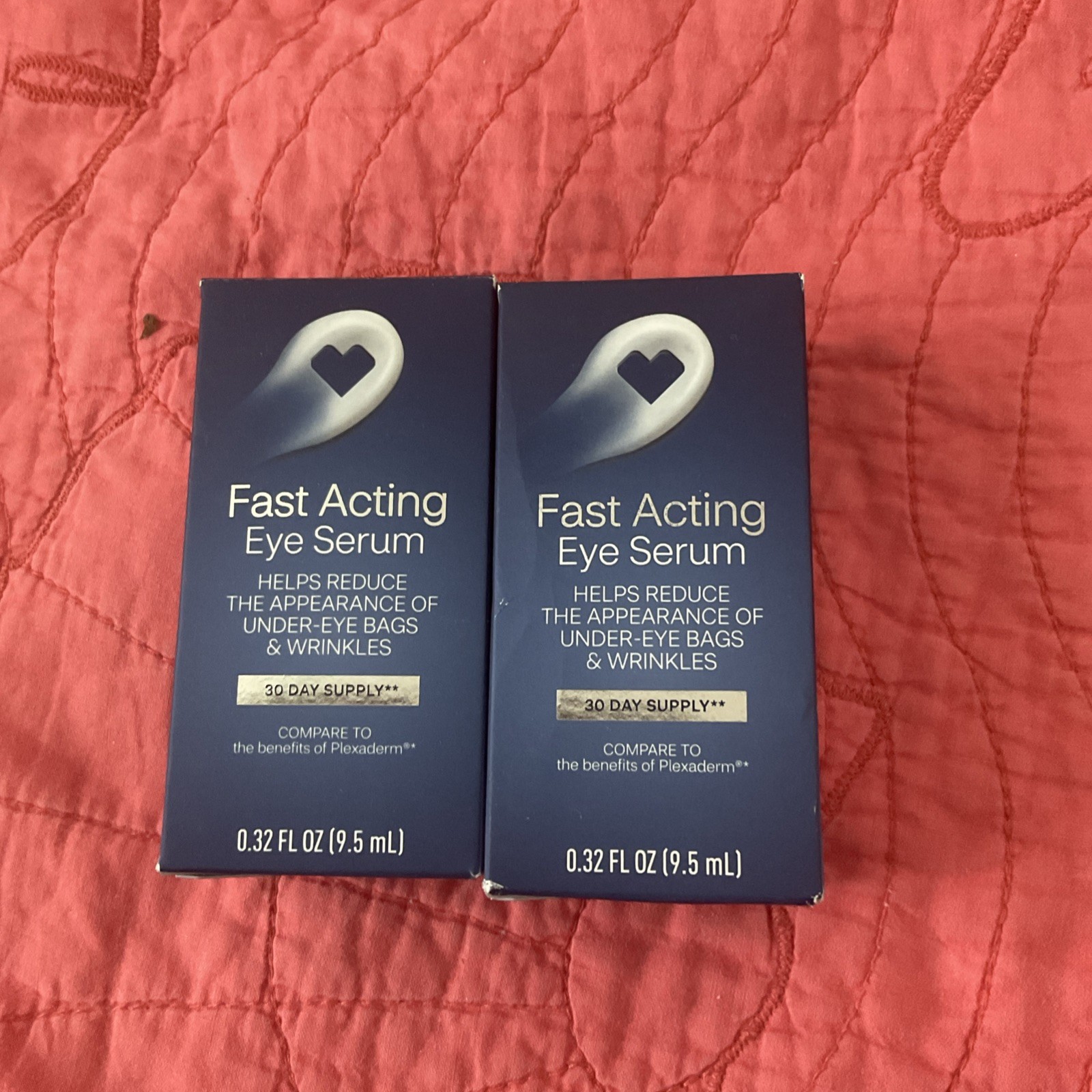 (2PACK) CVS FAST ACTING EYE SERUM REDUCE UNDER EYE BAGS & WRINKLES