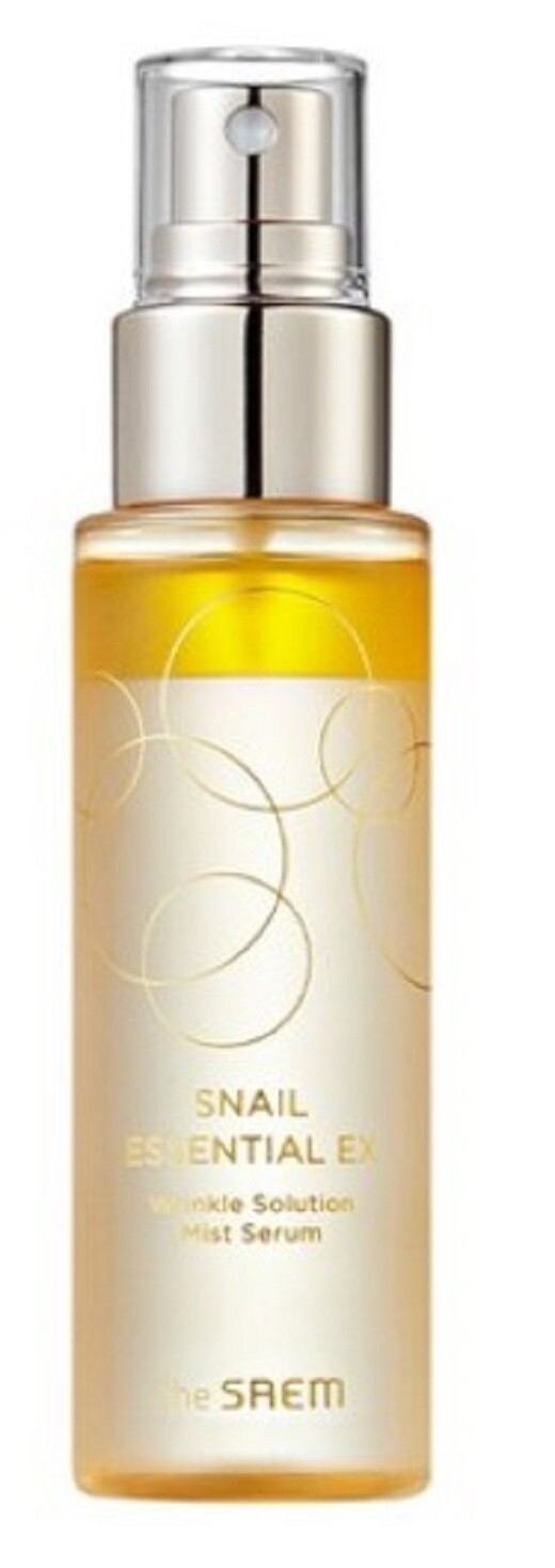 The Saem Snail Essential Ex wrinkle solution mist serum 75ml anti aging moist