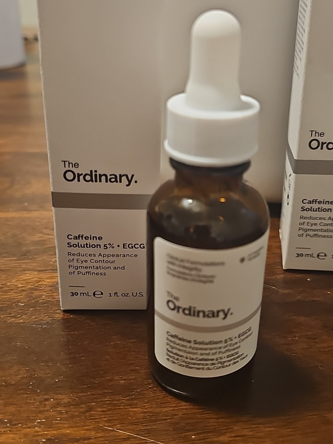 The Ordinary Caffeine Solution 5% + EGCG Eye Serum 1 oz. W3