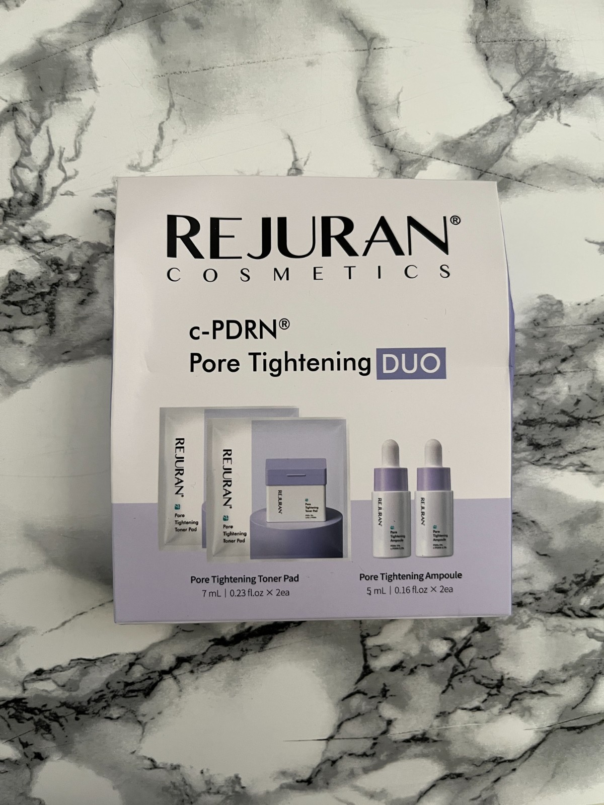 Rejuran Cosmetics c-PDRN Pore Tightening Duo Set K-Beauty Skincare Travel Size
