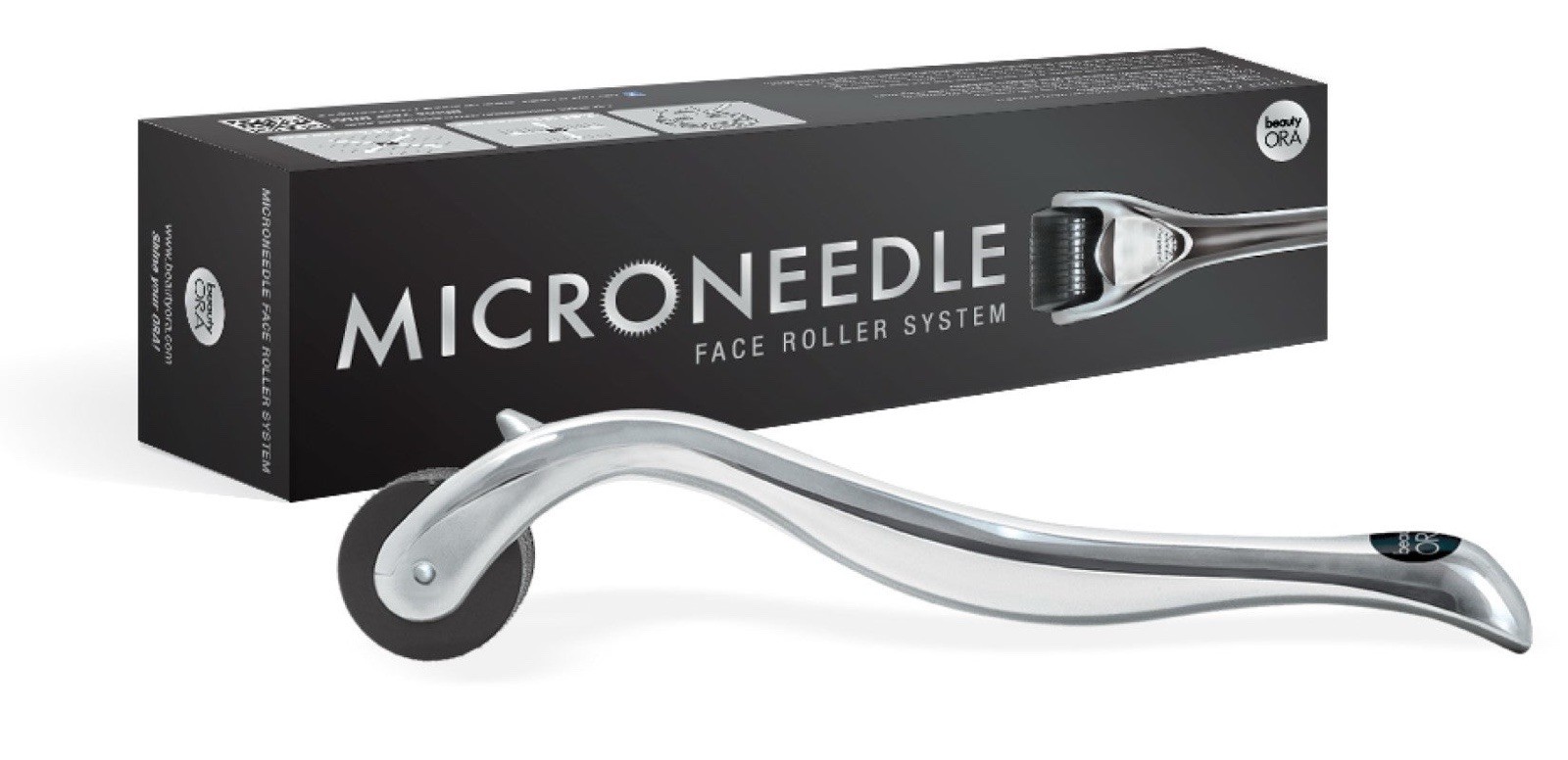 Beauty ORA Silver Deluxe Microneedle Dermal Face Roller System 0.25mm NIP New