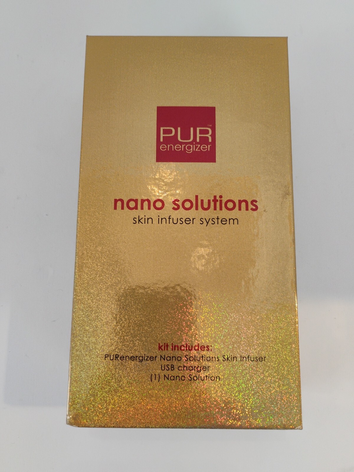 PUR ENERGIZER Nano Solutions Skin Infuser Anti Aging Nano Solution Gifts NIB