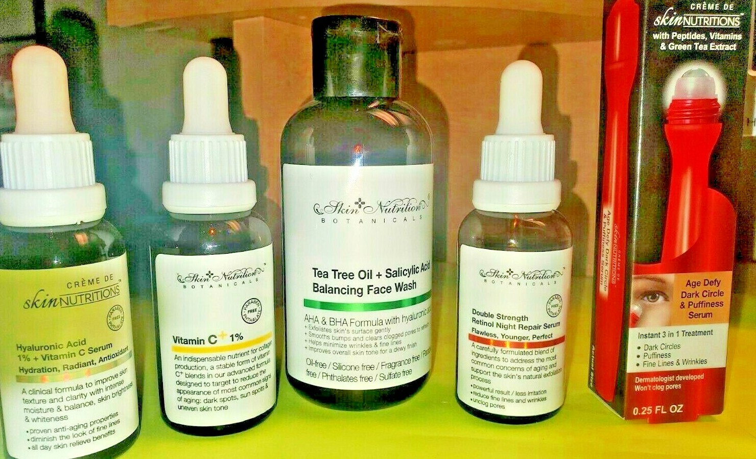 SKIN NUTRITIONS BOTANICALS FACIAL SERUMS BUNDLE DEAL OR BY SEPARATELY