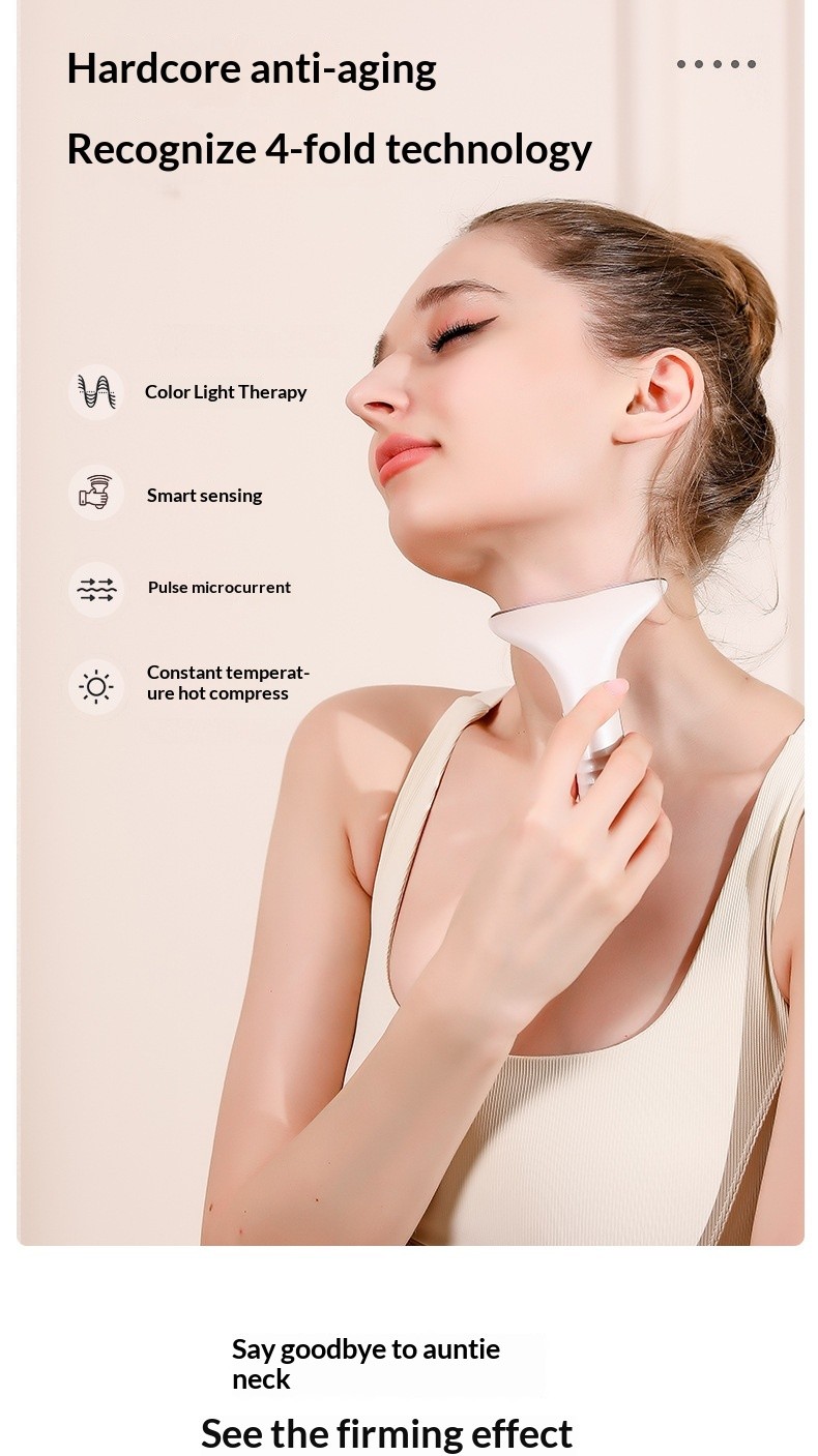 Smart Color Changing Light Neck Firming Device Designed For Lifting And Tighteni