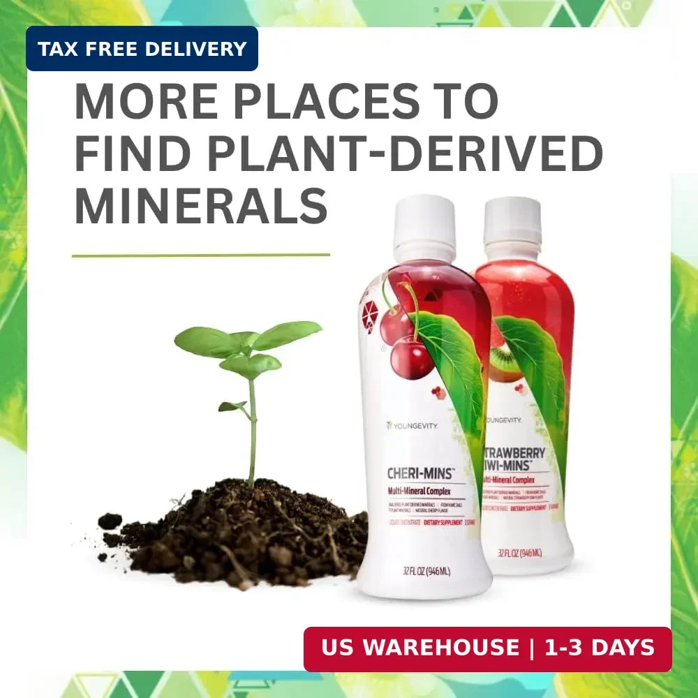 Youngevity Plant Derived Liquid Minerals – 77+ Natural Unaltered Trace Minerals